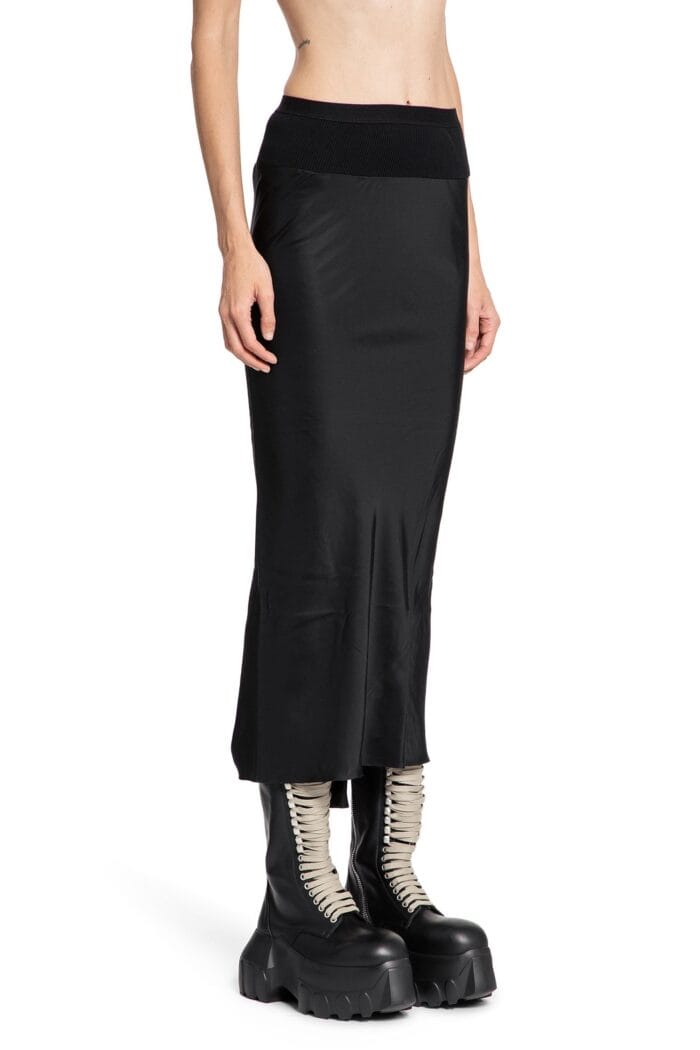 RICK OWENS Porterville Calf Bias Skirt