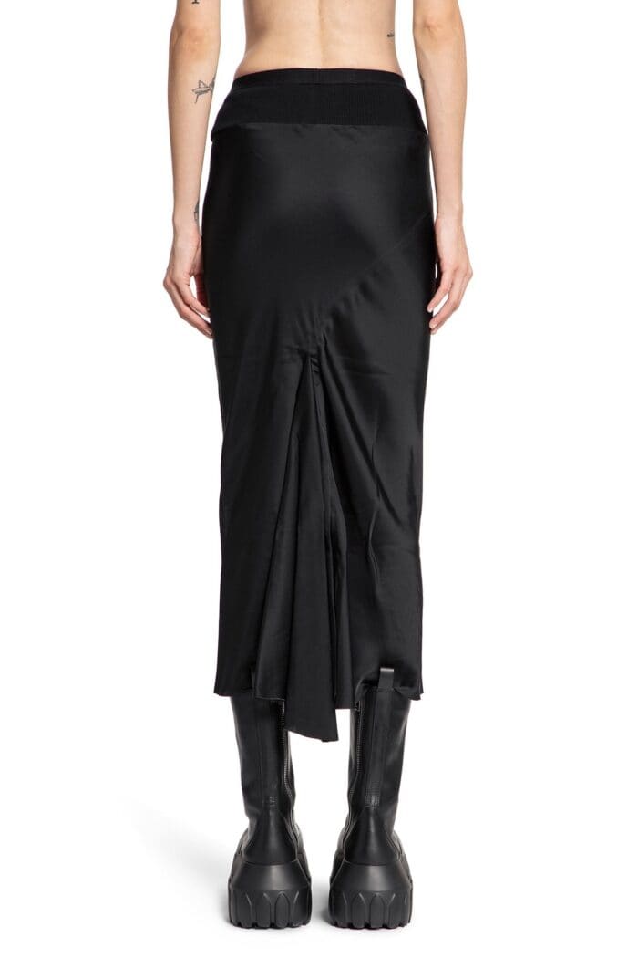 RICK OWENS Porterville Calf Bias Skirt