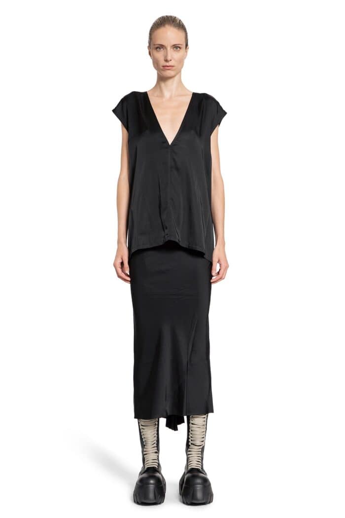 RICK OWENS Porterville Calf Bias Skirt