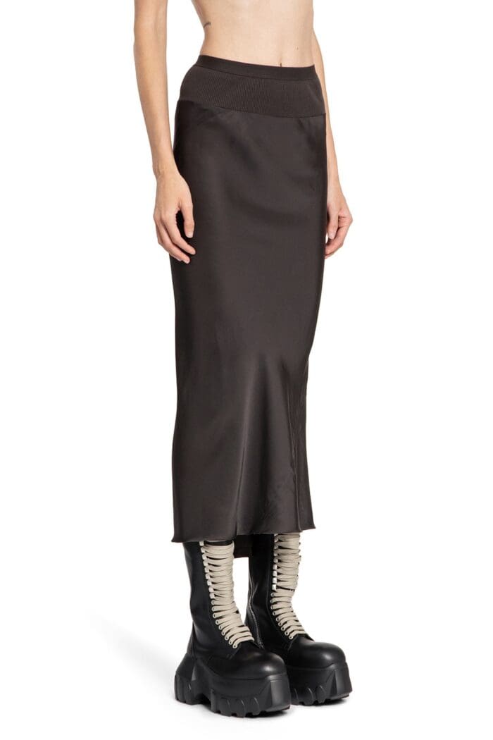 RICK OWENS Porterville Calf Bias Skirt