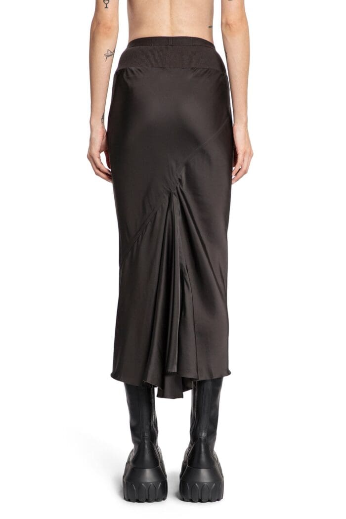 RICK OWENS Porterville Calf Bias Skirt