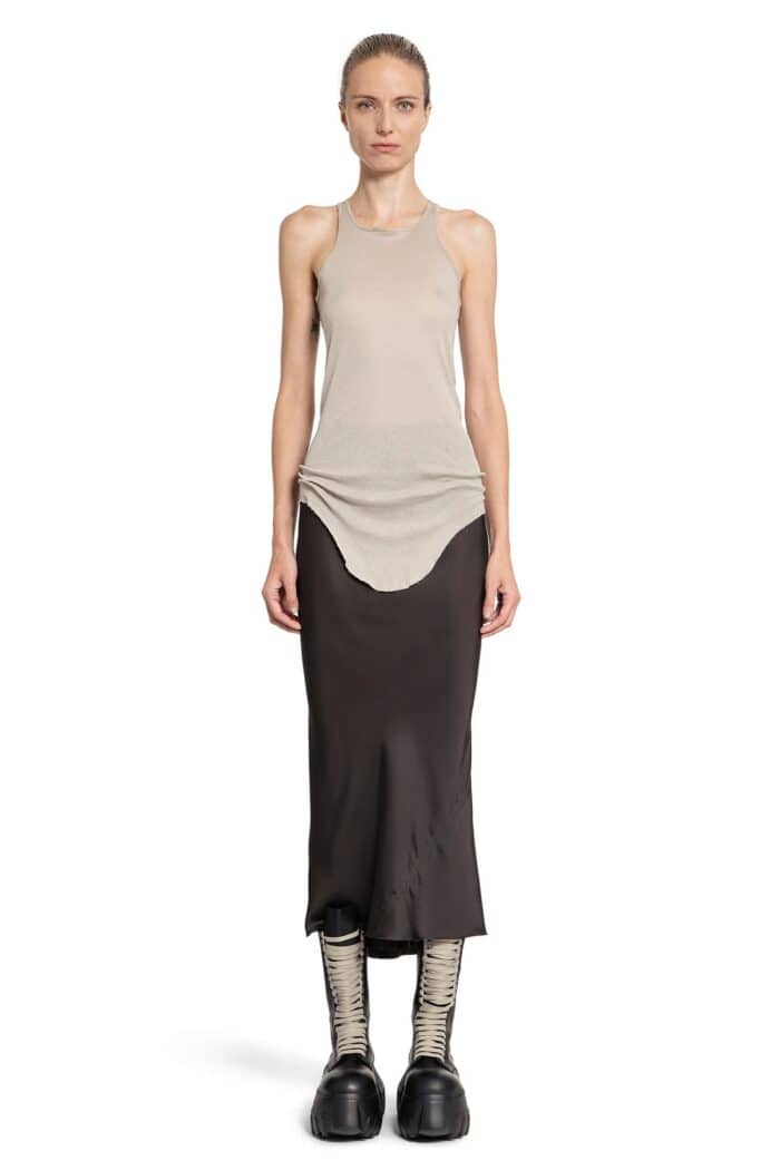 RICK OWENS Porterville Calf Bias Skirt