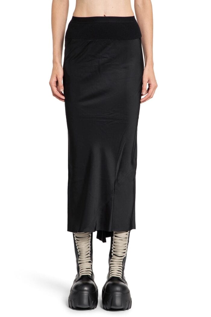 RICK OWENS Porterville Calf Bias Skirt