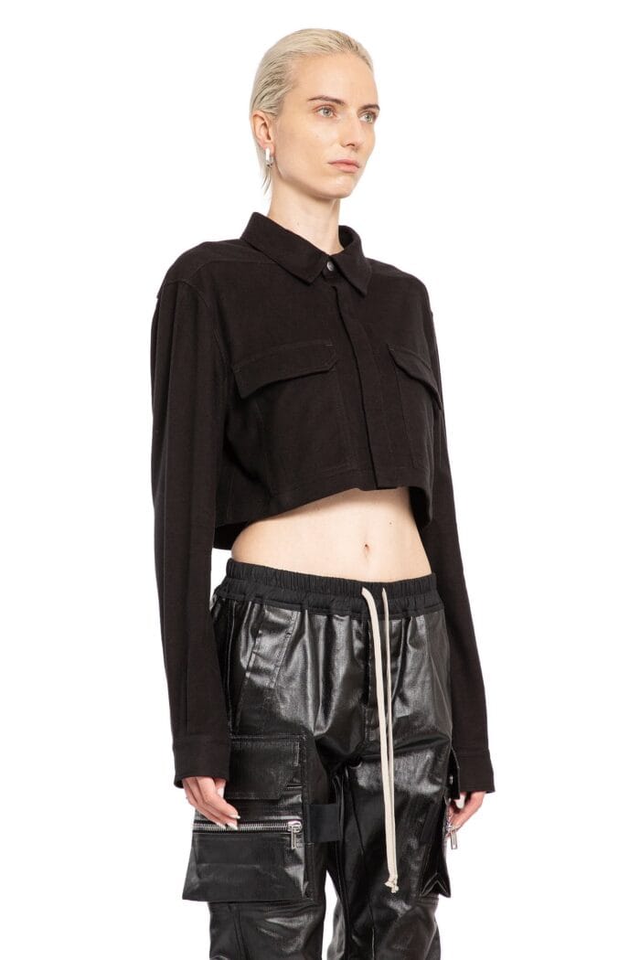 RICK OWENS Porterville Cropped Outershirt