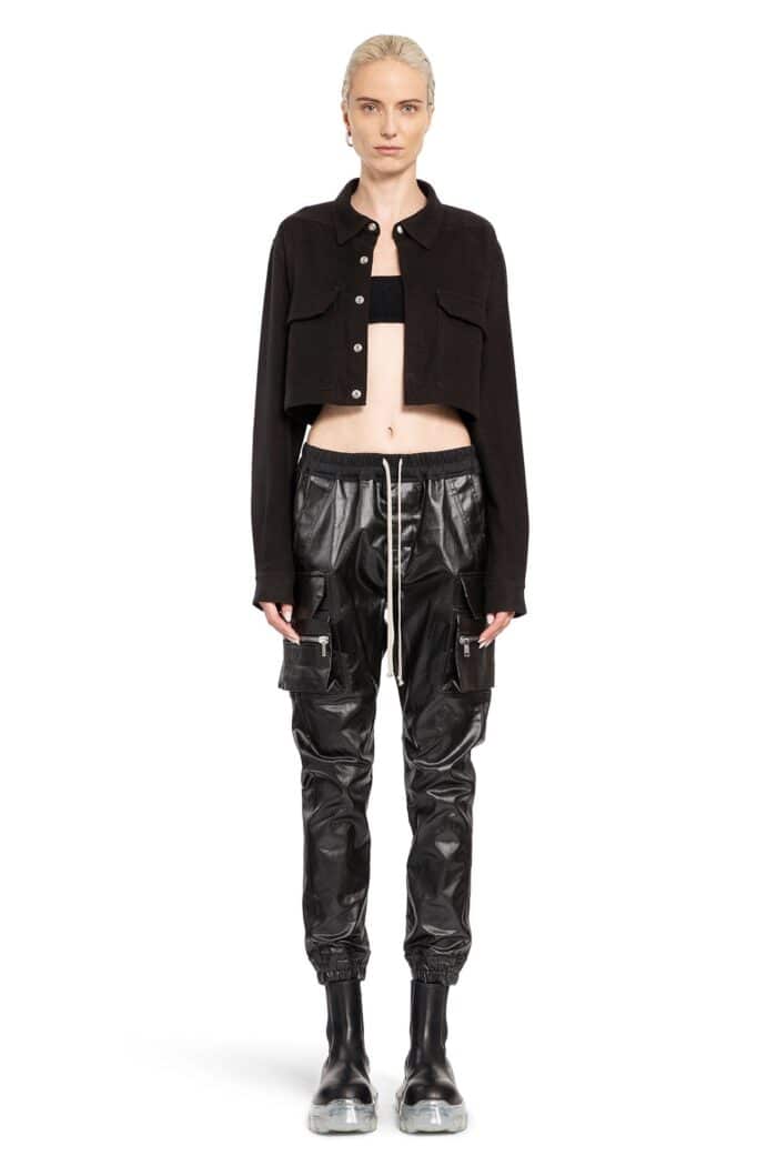 RICK OWENS Porterville Cropped Outershirt