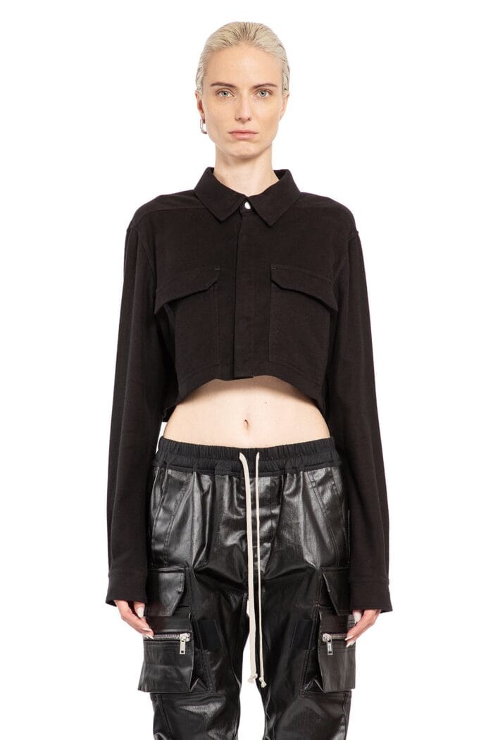 RICK OWENS Porterville Cropped Outershirt