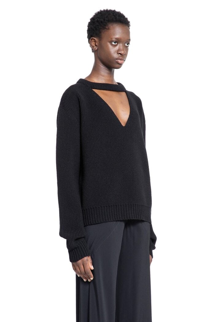 RICK OWENS Porterville Eclipse Sweater In Heavyweight Wool