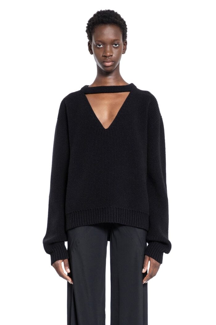 RICK OWENS Porterville Eclipse Sweater In Heavyweight Wool