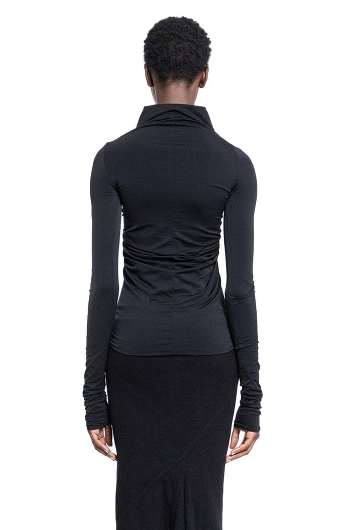 RICK OWENS Porterville Ls Prong Stretch Jersey Top