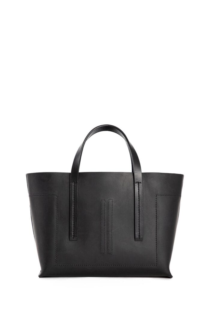 RICK OWENS Porterville Mini Shopper In Groppone Cow Leather