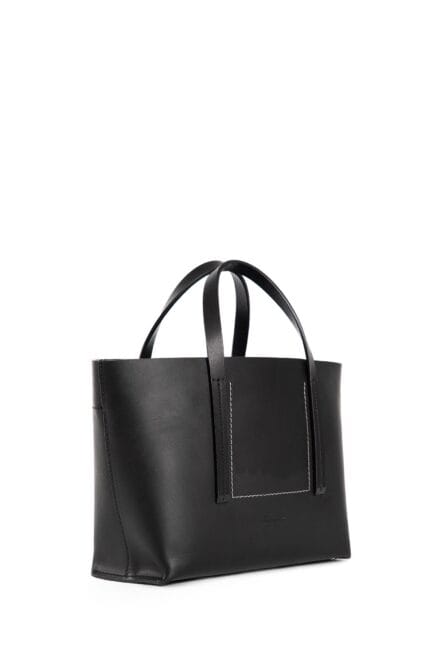 RICK OWENS Porterville Mini Shopper In Groppone Cow Leather