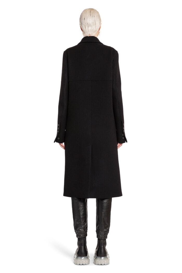 RICK OWENS Porterville Officer Coat In Melton