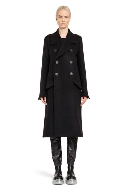 RICK OWENS Porterville Officer Coat In Melton