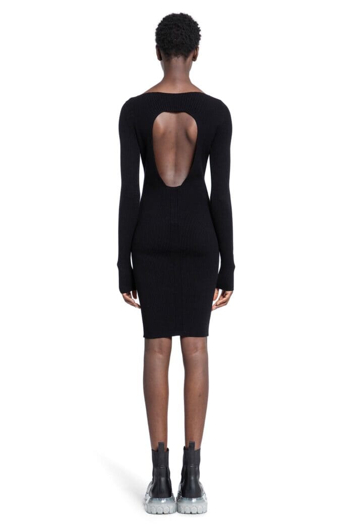 RICK OWENS Porterville Ribbed Knit Al Dress