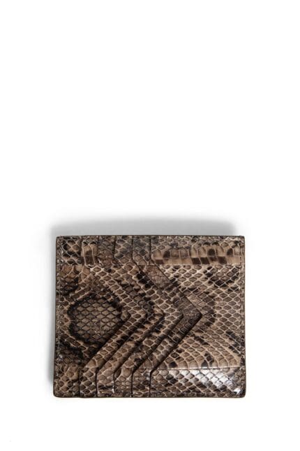 RICK OWENS Porterville Square Cc Holder In Molendo Snake