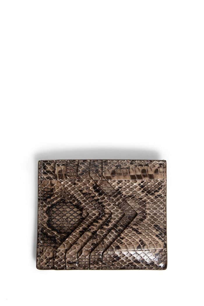 RICK OWENS Porterville Square Cc Holder In Molendo Snake