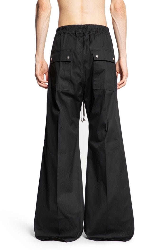 RICK OWENS Porterville Wide Bela Pants In Heavy Cotton Poplin