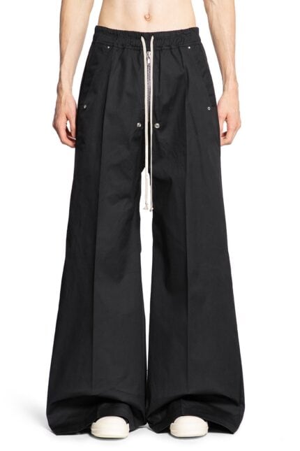 RICK OWENS Porterville Wide Bela Pants In Heavy Cotton Poplin