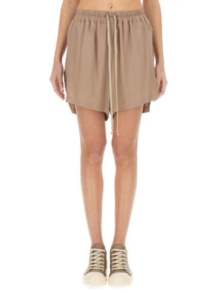 RICK OWENS RELAXED FIT BERMUDA SHORTS
