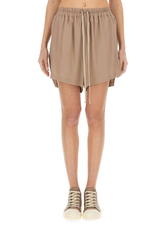 RICK OWENS RELAXED FIT BERMUDA SHORTS
