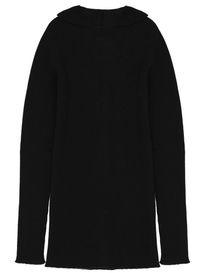 RICK OWENS RIBBED "TABARD" KNIT