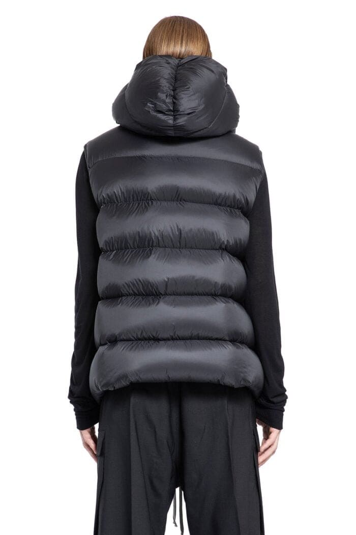 RICK OWENS Sealed Vest In Fawn Recycled Nylon