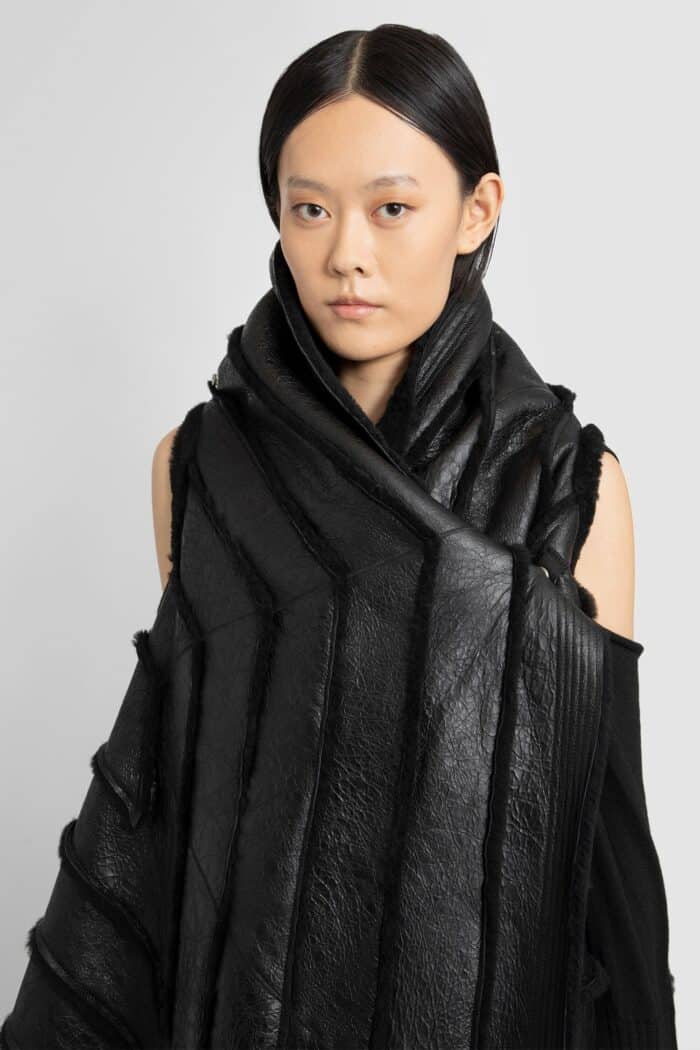 RICK OWENS Shearling Luxor Gleam Vest