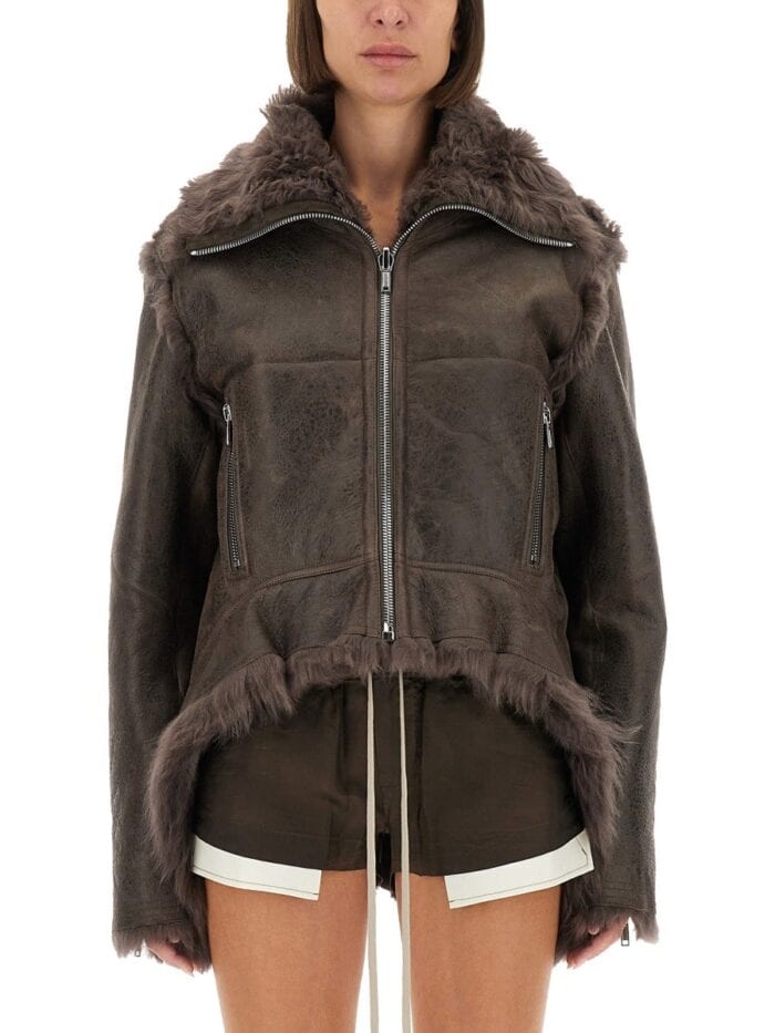 RICK OWENS SHEEPSKIN JACKET "EXPLODER JKT"