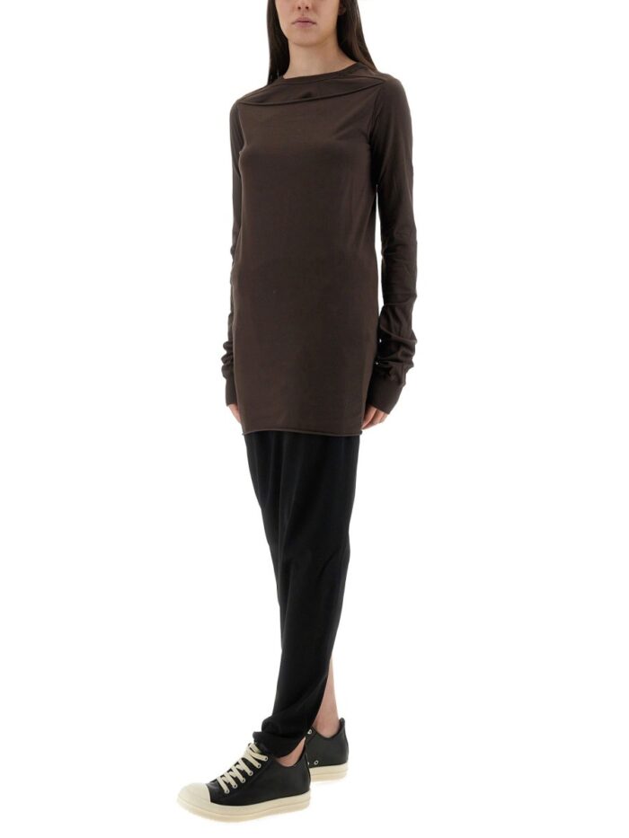 RICK OWENS SHIRT "CONCORDIANS SLASHED LEVEL LS T"