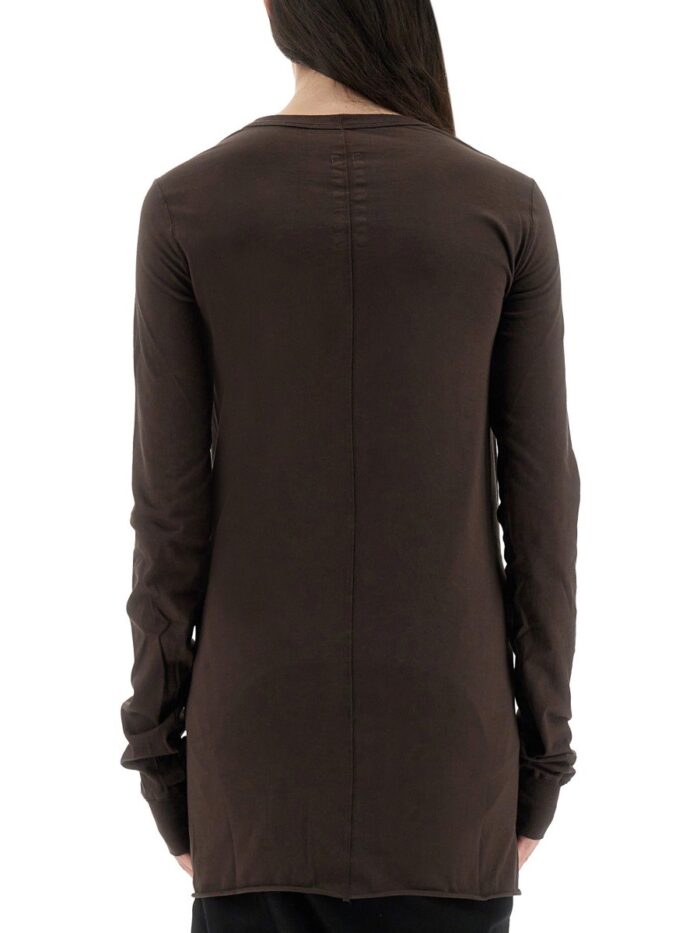 RICK OWENS SHIRT "CONCORDIANS SLASHED LEVEL LS T"