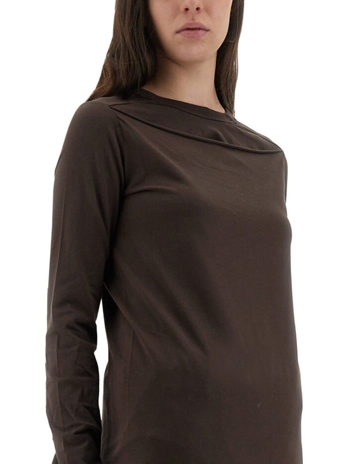 RICK OWENS SHIRT "CONCORDIANS SLASHED LEVEL LS T"