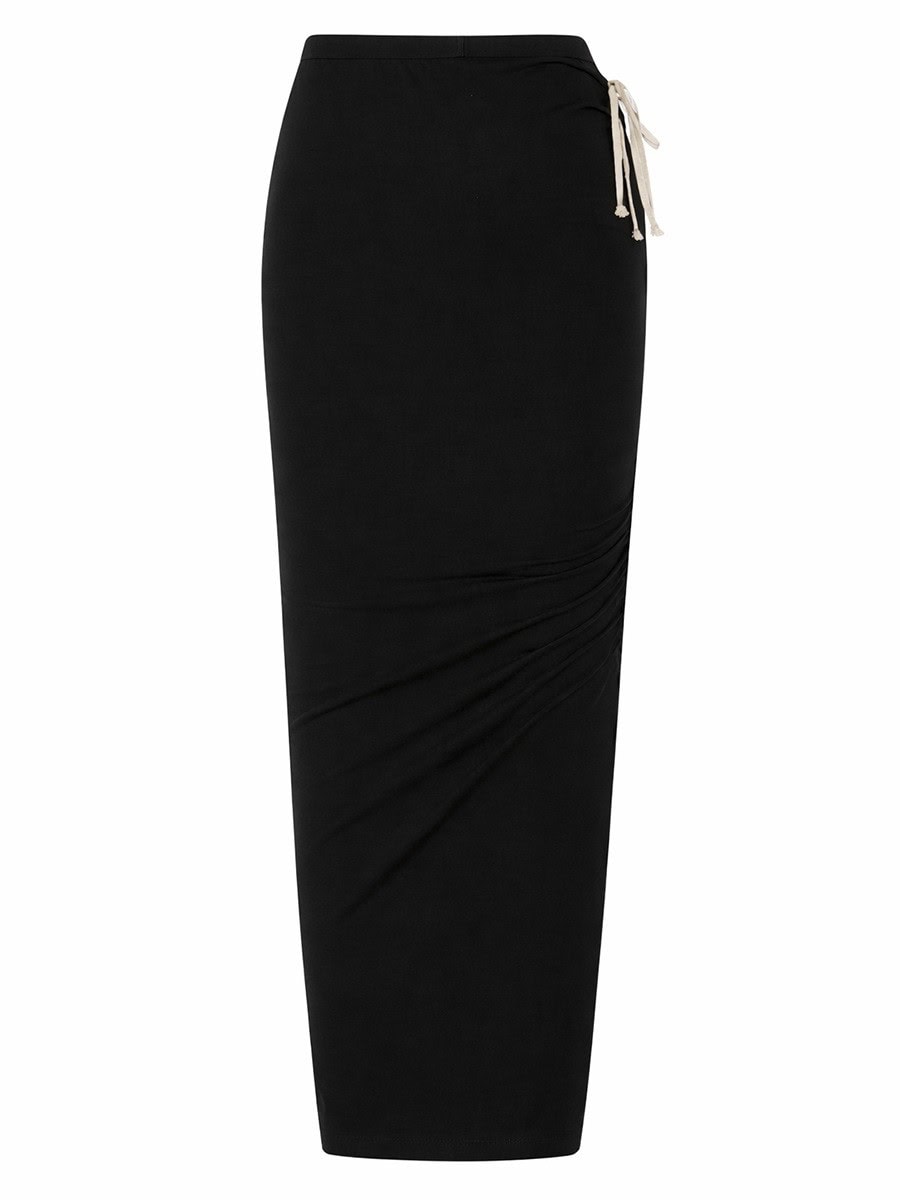RICK OWENS SKIRT WITH SIDE SLIT