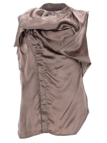 RICK OWENS SLEEVELESS "ISLAND" SHIRT