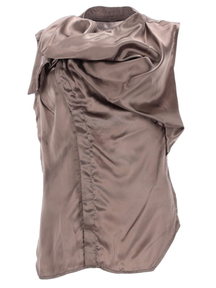 RICK OWENS SLEEVELESS "ISLAND" SHIRT