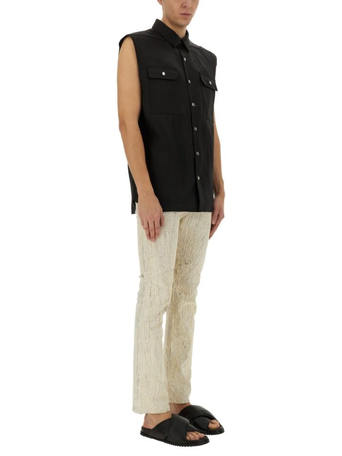 RICK OWENS SLEEVELESS OUTERSHIRT "JUMBO"