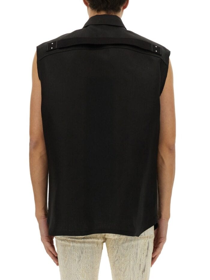 RICK OWENS SLEEVELESS OUTERSHIRT "JUMBO"