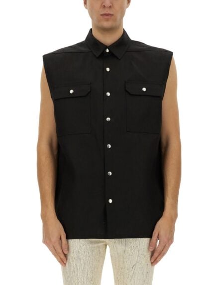 RICK OWENS SLEEVELESS OUTERSHIRT "JUMBO"