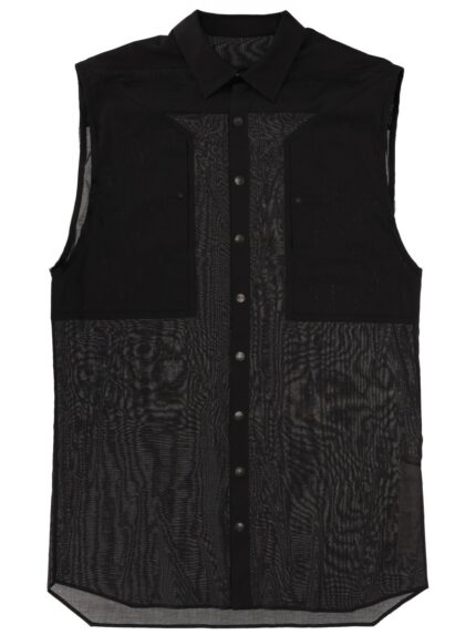 RICK OWENS SLEEVELESS SHIRT "JUMBO SL"