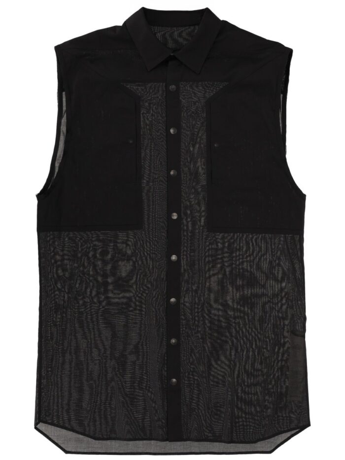 RICK OWENS SLEEVELESS SHIRT "JUMBO SL"