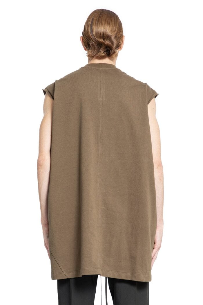 RICK OWENS Splintered Tarp Tank-top