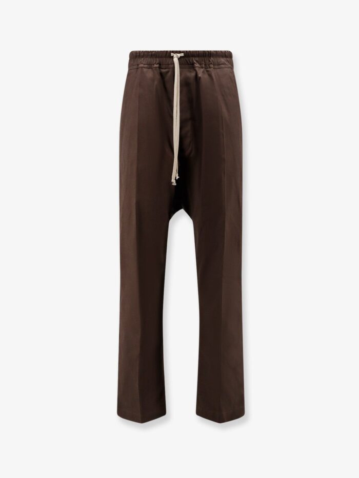 RICK OWENS Stretch Cotton Trousers