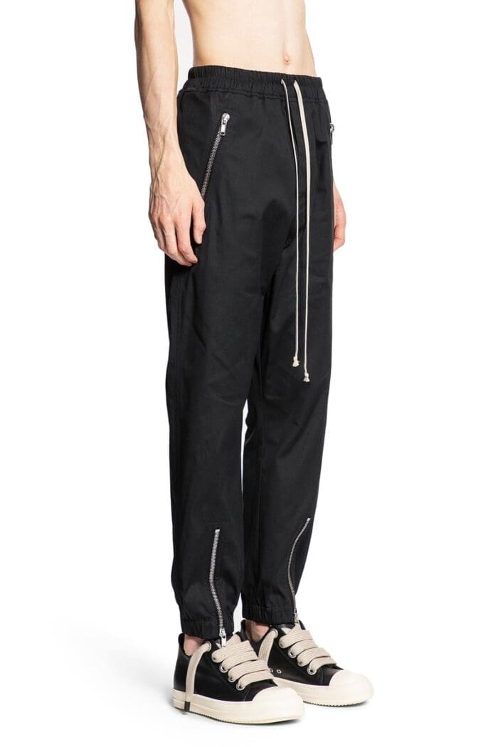 RICK OWENS Tectual Track Pants In Heavy Cotton Poplin