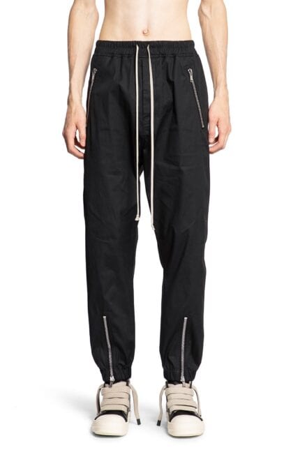 RICK OWENS Tectual Track Pants In Heavy Cotton Poplin