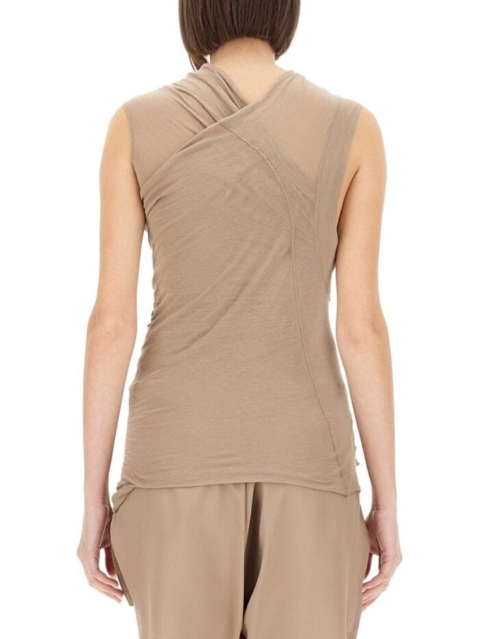 RICK OWENS TOP WITH CROSSOVER