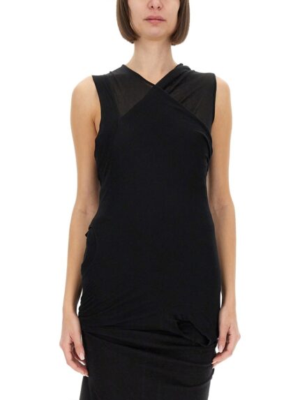 RICK OWENS TOP WITH CROSSOVER