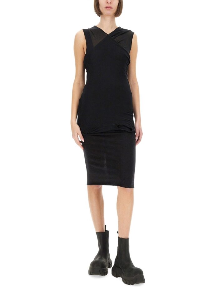 RICK OWENS TOP WITH CROSSOVER