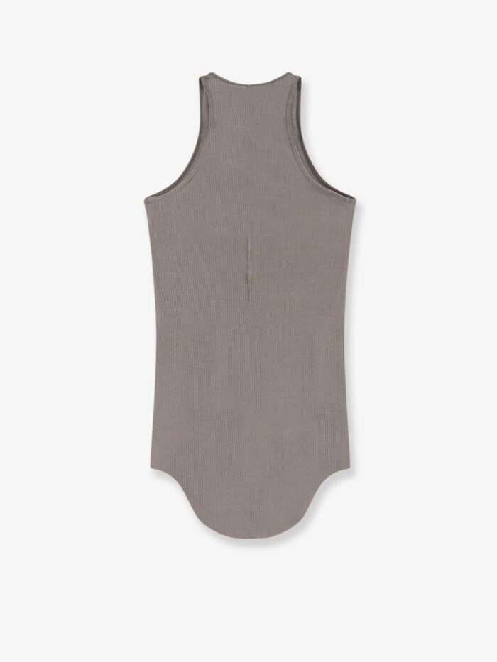 RICK OWENS Tower Cotton And Silk Blend Tank Top