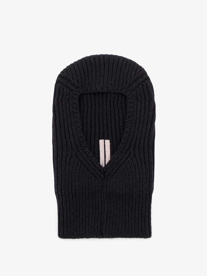 RICK OWENS Virgin Wool Balaclava Hat