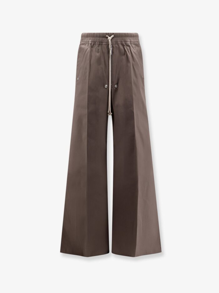RICK OWENS Wide Bela Certified Cotton Trousers