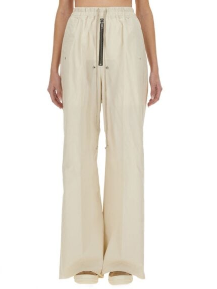 RICK OWENS WIDE LEG PANTS